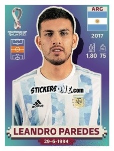 Cromo Leandro Paredes - FIFA World Cup Qatar 2022. US Edition - Panini