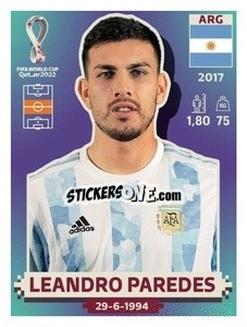 Figurina Leandro Paredes - FIFA World Cup Qatar 2022. US Edition - Panini