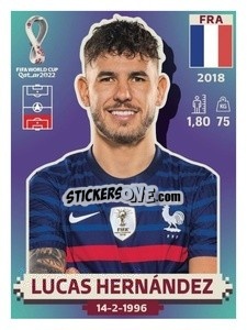 Figurina Lucas Hernández - FIFA World Cup Qatar 2022. US Edition - Panini