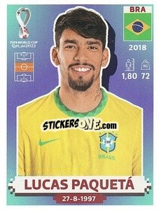 Figurina Lucas Paquetá - FIFA World Cup Qatar 2022. US Edition - Panini