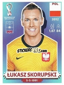 Sticker Łukasz Skorupski