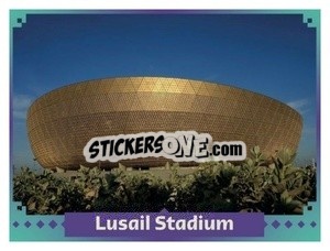 Figurina Lusail Stadium outdoor - FIFA World Cup Qatar 2022. US Edition - Panini