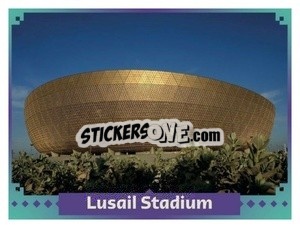 Figurina Lusail Stadium outdoor