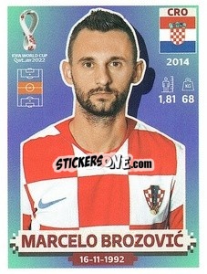 Sticker Marcelo Brozović - FIFA World Cup Qatar 2022. US Edition - Panini