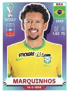 Sticker Marquinhos - FIFA World Cup Qatar 2022. US Edition - Panini