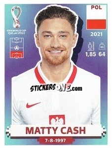 Sticker Matty Cash - FIFA World Cup Qatar 2022. US Edition - Panini