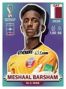Figurina Meshaal Barsham - FIFA World Cup Qatar 2022. US Edition - Panini