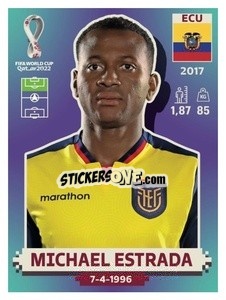 Sticker Michael Estrada - FIFA World Cup Qatar 2022. US Edition - Panini