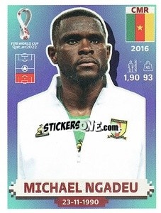 Sticker Michael Ngadeu - FIFA World Cup Qatar 2022. US Edition - Panini
