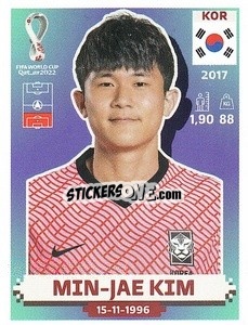 Sticker Min-jae Kim - FIFA World Cup Qatar 2022. US Edition - Panini