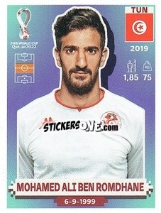 Sticker Mohamed Ali Ben Romdhane - FIFA World Cup Qatar 2022. US Edition - Panini