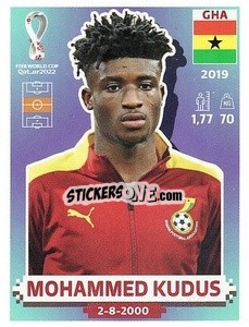 Figurina Mohammed Kudus - FIFA World Cup Qatar 2022. US Edition - Panini