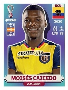 Figurina Moisés Caicedo