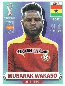 Cromo Mubarak Wakaso - FIFA World Cup Qatar 2022. US Edition - Panini