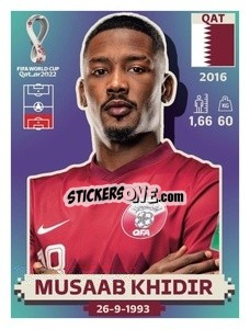 Figurina Musaab Khidir - FIFA World Cup Qatar 2022. US Edition - Panini