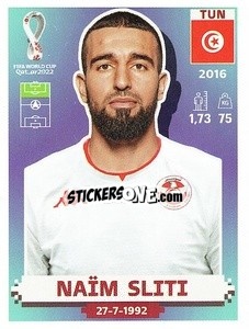 Sticker Naïm Sliti - FIFA World Cup Qatar 2022. US Edition - Panini