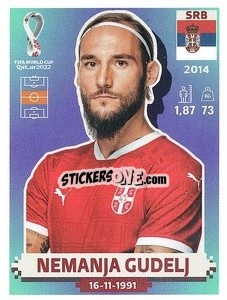 Figurina Nemanja Gudelj - FIFA World Cup Qatar 2022. US Edition - Panini