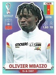 Cromo Olivier Mbaizo - FIFA World Cup Qatar 2022. US Edition - Panini
