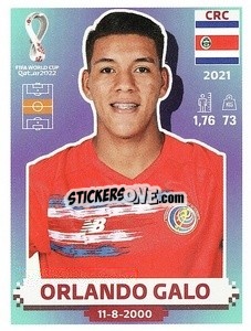 Sticker Orlando Galo - FIFA World Cup Qatar 2022. US Edition - Panini