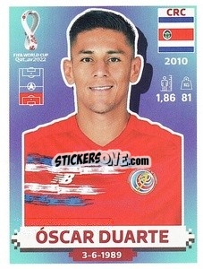 Cromo Óscar Duarte - FIFA World Cup Qatar 2022. US Edition - Panini