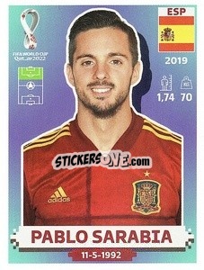 Cromo Pablo Sarabia - FIFA World Cup Qatar 2022. US Edition - Panini