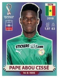 Sticker Pape Abou Cissé - FIFA World Cup Qatar 2022. US Edition - Panini
