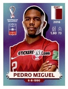 Sticker Pedro Miguel - FIFA World Cup Qatar 2022. US Edition - Panini