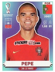 Cromo Pepe - FIFA World Cup Qatar 2022. US Edition - Panini