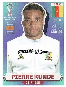 Sticker Pierre Kunde - FIFA World Cup Qatar 2022. US Edition - Panini