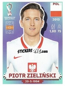 Figurina Piotr Zieliński - FIFA World Cup Qatar 2022. US Edition - Panini