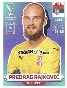 Cromo Predrag Rajković - FIFA World Cup Qatar 2022. US Edition - Panini