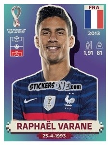 Sticker Raphaël Varane
