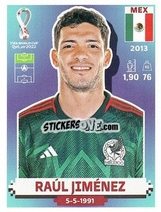 Sticker Raúl Jiménez - FIFA World Cup Qatar 2022. US Edition - Panini