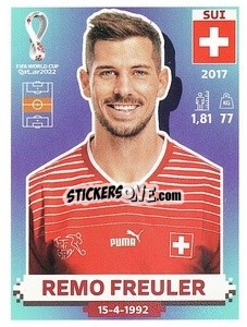 Sticker Remo Freuler - FIFA World Cup Qatar 2022. US Edition - Panini