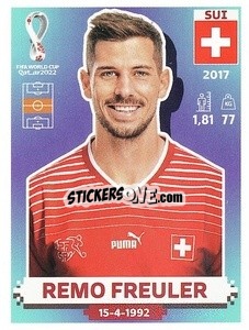 Figurina Remo Freuler - FIFA World Cup Qatar 2022. US Edition - Panini