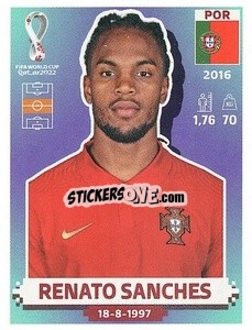 Sticker Renato Sanches - FIFA World Cup Qatar 2022. US Edition - Panini