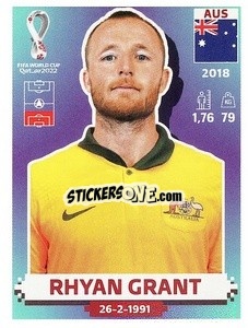 Sticker Rhyan Grant - FIFA World Cup Qatar 2022. US Edition - Panini