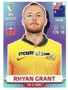 Cromo Rhyan Grant - FIFA World Cup Qatar 2022. US Edition - Panini