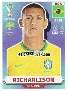 Figurina Richarlison - FIFA World Cup Qatar 2022. US Edition - Panini