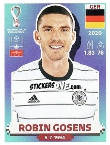 Sticker Robin Gosens - FIFA World Cup Qatar 2022. US Edition - Panini