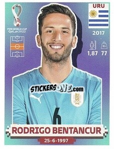 Sticker Rodrigo Bentancur - FIFA World Cup Qatar 2022. US Edition - Panini