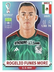 Sticker Rogelio Funes Mori - FIFA World Cup Qatar 2022. US Edition - Panini