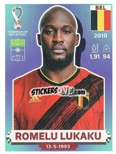 Sticker Romelu Lukaku - FIFA World Cup Qatar 2022. US Edition - Panini