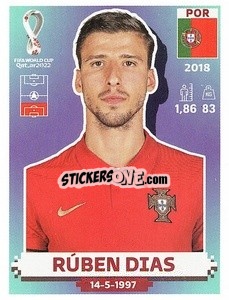Sticker Rúben Dias - FIFA World Cup Qatar 2022. US Edition - Panini