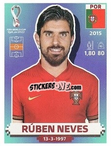 Sticker Rúben Neves - FIFA World Cup Qatar 2022. US Edition - Panini