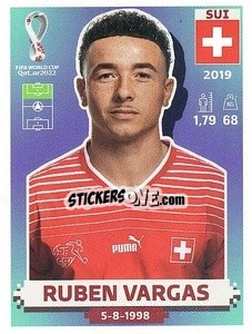 Sticker Ruben Vargas - FIFA World Cup Qatar 2022. US Edition - Panini