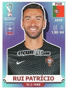 Figurina Rui Patrício - FIFA World Cup Qatar 2022. US Edition - Panini