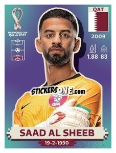 Figurina Saad Al Sheeb - FIFA World Cup Qatar 2022. US Edition - Panini