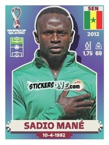 Cromo Sadio Mané - FIFA World Cup Qatar 2022. US Edition - Panini