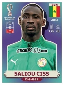 Figurina Saliou Ciss - FIFA World Cup Qatar 2022. US Edition - Panini